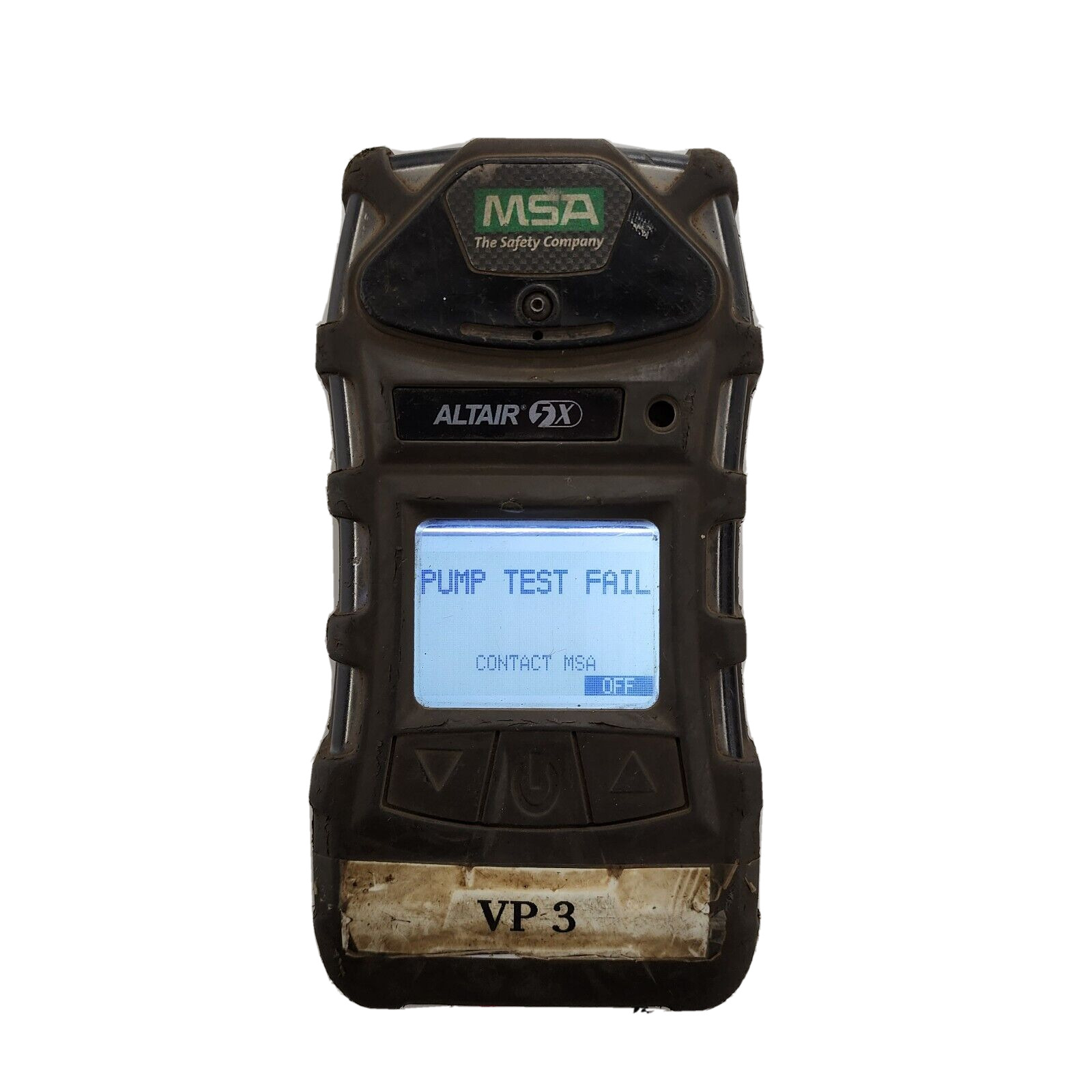 MSA Altair 5X Gas Detector NO BATTERY COMES AS PICTURED PUMP FAIL ALARM