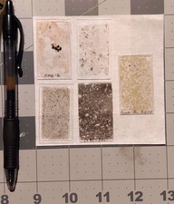 Vintage Standard Petrography Microscope Slides - Lot of 5. picture