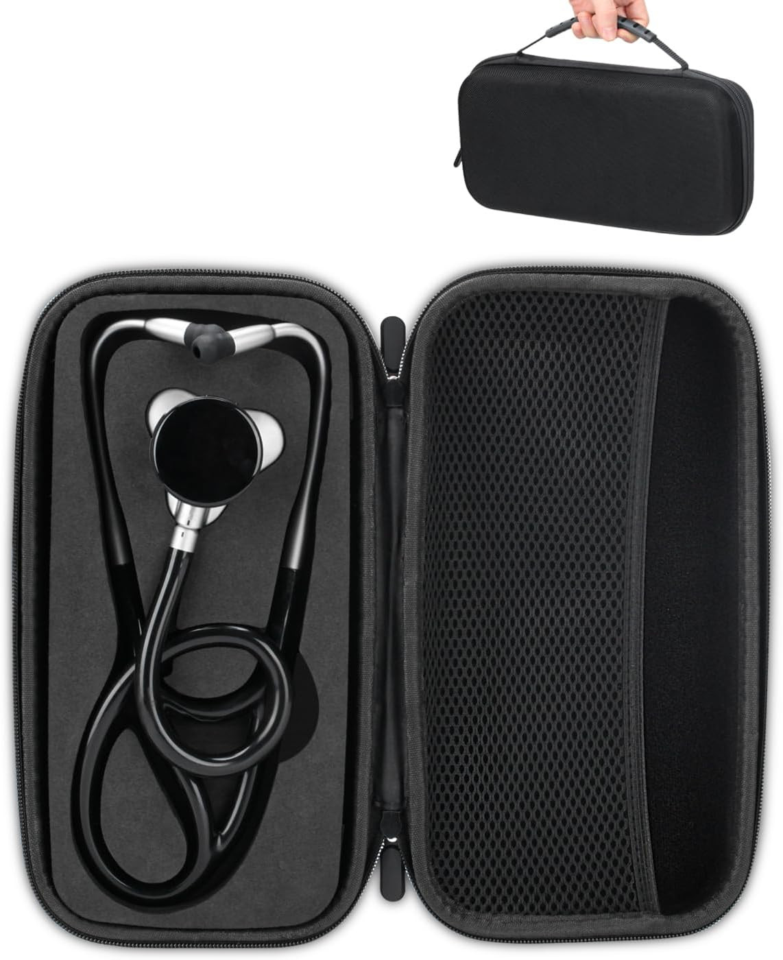 Hard Stethoscope Case for Eko CORE 500 Digital Stethoscope, Lightweight & Portab Hard Stethoscope Case for Eko CORE 500 Digital Stethoscope, Lightweight & Portab