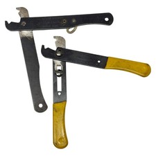 Lot 2 Vintage Miller T&M Co Adjustable Wire Strippers and Cutters Forged USA picture