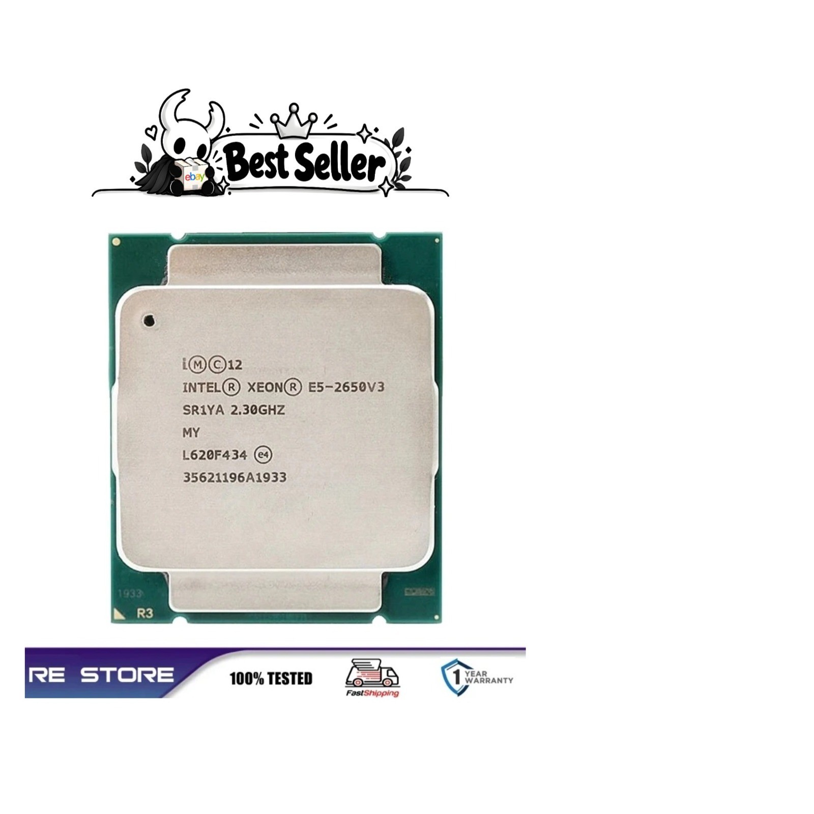 Intel Xeon E5-2650 V3 2.3GHz 10-Core LGA 2011-3 Server CPU Processor Intel Xeon E5-2650 V3 2.3GHz 10-Core LGA 2011-3 Server CPU Processor