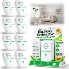 8PCS Power Plug Pro Energy Saver Updated Stop Watt Energy Saving Device picture
