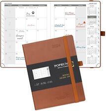 POPRUN Monthly Planner Jul 2023-Dec 2024 (6.5'' x 8.5'') 18-Month Calendar Book  picture