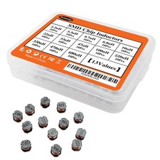 130pcs 13 Values Inductor Kit 2.2UH-680UH, SMD Power Inductor Assortment Kit,... picture
