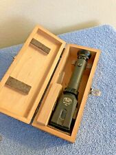 VINTAGE 1944 CARL ZEISS JENA REFRACTOMETER NO. 101107 IN WOODEN BOX WWII ERA picture