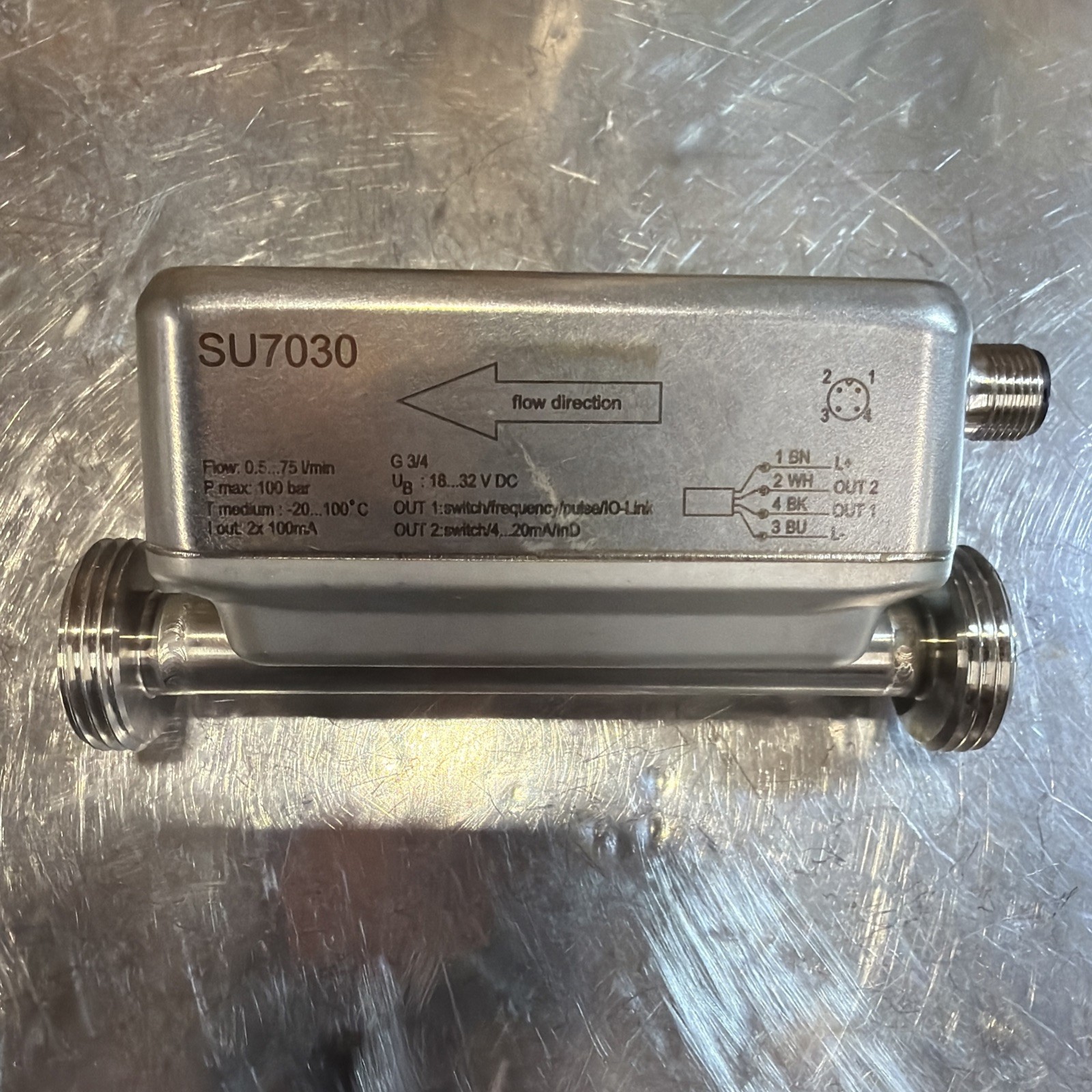 IFM SU8621 Ultrasonic flow meter NEW