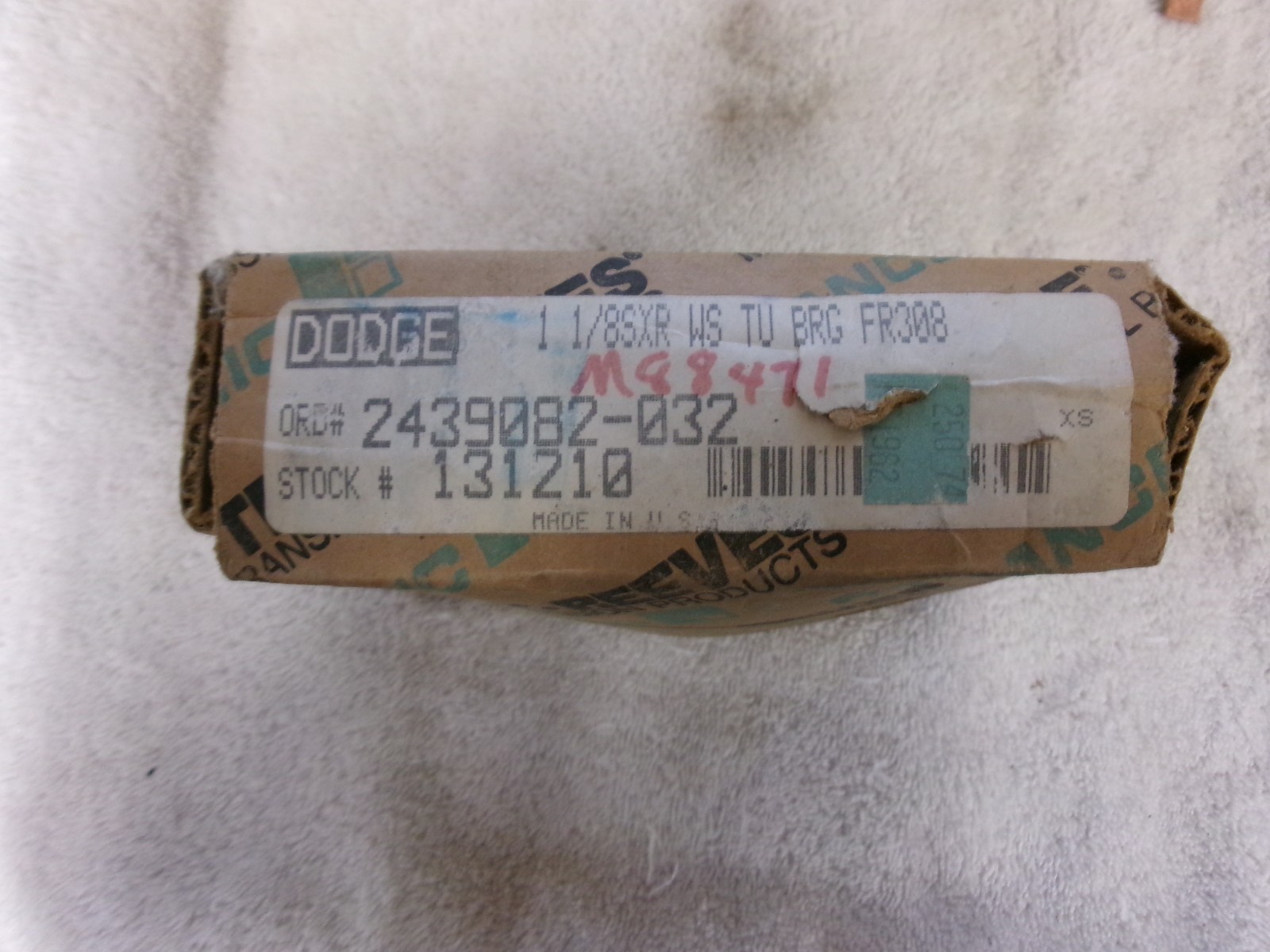 NIB DODGE Bearing 131210 FACTORY SEALED BOX NIB DODGE Bearing 131210 FACTORY SEALED BOX