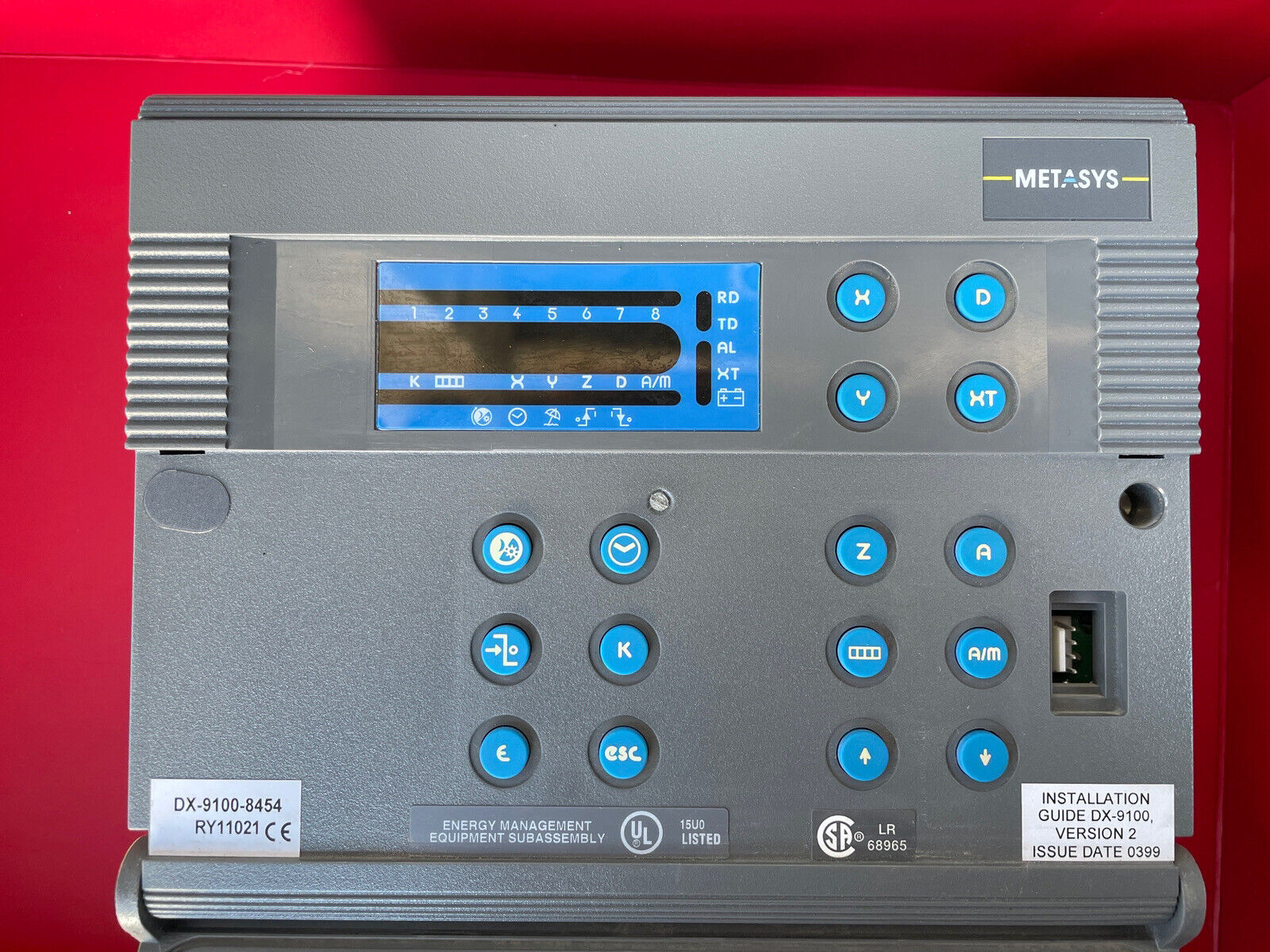 Johnson Controls DX-9100-8454 MetaSys Extended Digital Controller