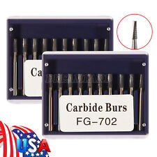 20pcs Dental Tungsten Carbide Burs FG702 1.6mm for High Speed Handpiece picture