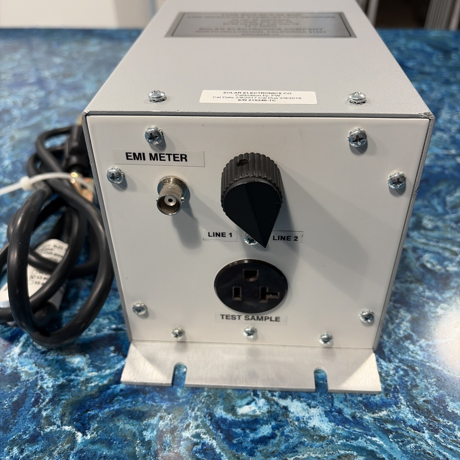 SOLAR ELECTRONICS MODEL 8012-50-R-24-BNC LINE IMPEDANCE STABILIZATION NETWORK SOLAR ELECTRONICS MODEL 8012-50-R-24-BNC LINE IMPEDANCE STABILIZATION NETWORK