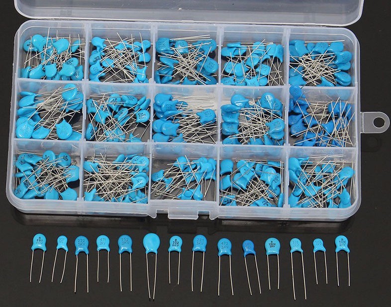 1nF-22nF Ceramic Capacitors Assorted Kit 300pcs 15 Value High Voltage 1nF-22nF Ceramic Capacitors Assorted Kit 300pcs 15 Value High Voltage