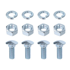 Front Rear Bumper Bolts Kit Capped round Head Compatible with Ford 7/16-14X1-... picture