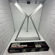 Vintage Webco Table Top Easel 156-545 Anodized Aluminum with Extension Wings⁠ picture