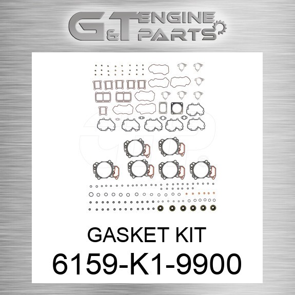 6159-K1-9900 GASKET KIT fits KOMATSU (NEW AFTERMARKET) 6159-K1-9900 GASKET KIT fits KOMATSU (NEW AFTERMARKET)