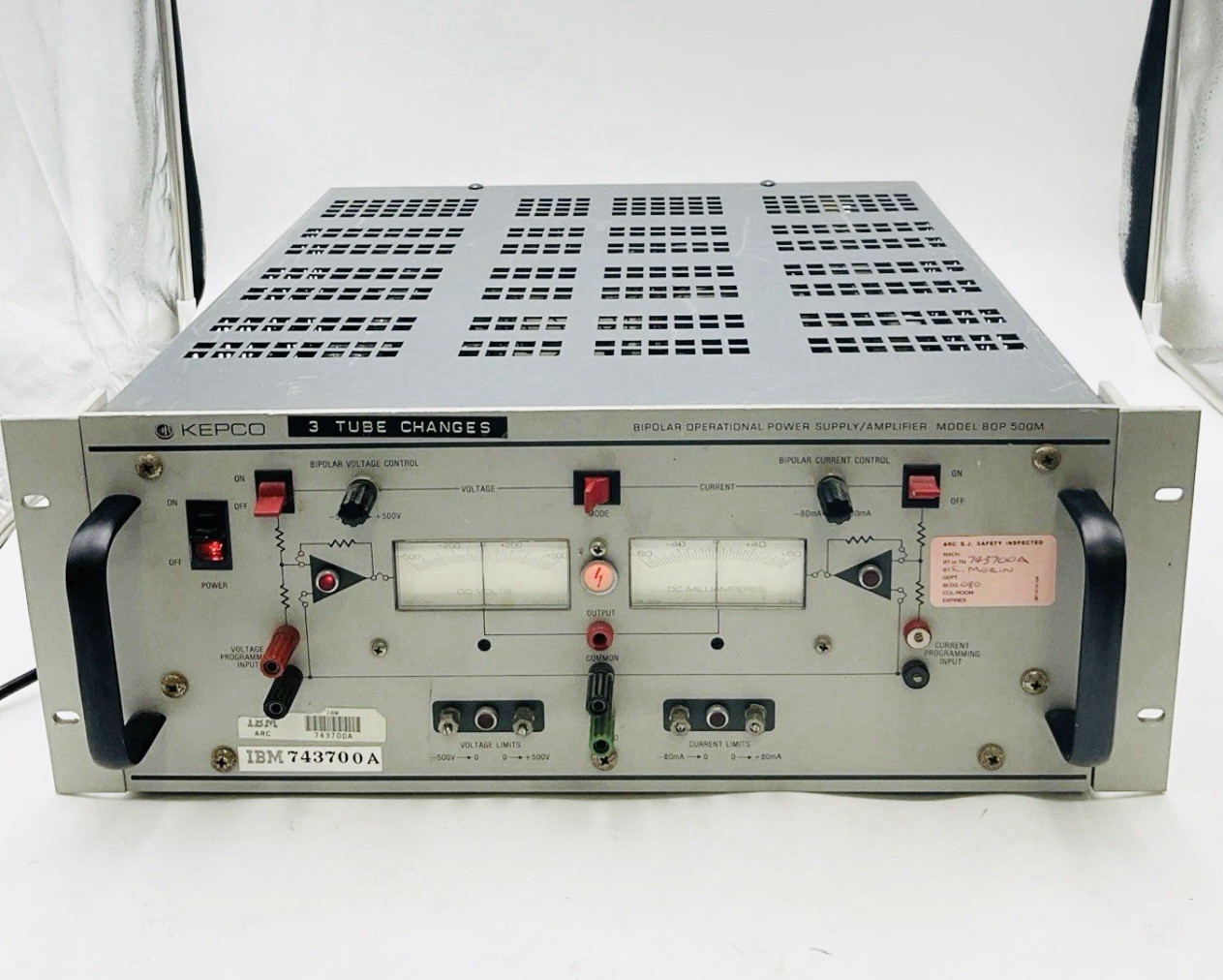 Vintage Kepco BOP 500M Bipolar Operational Power Supply Amplifier Vintage Kepco BOP 500M Bipolar Operational Power Supply Amplifier