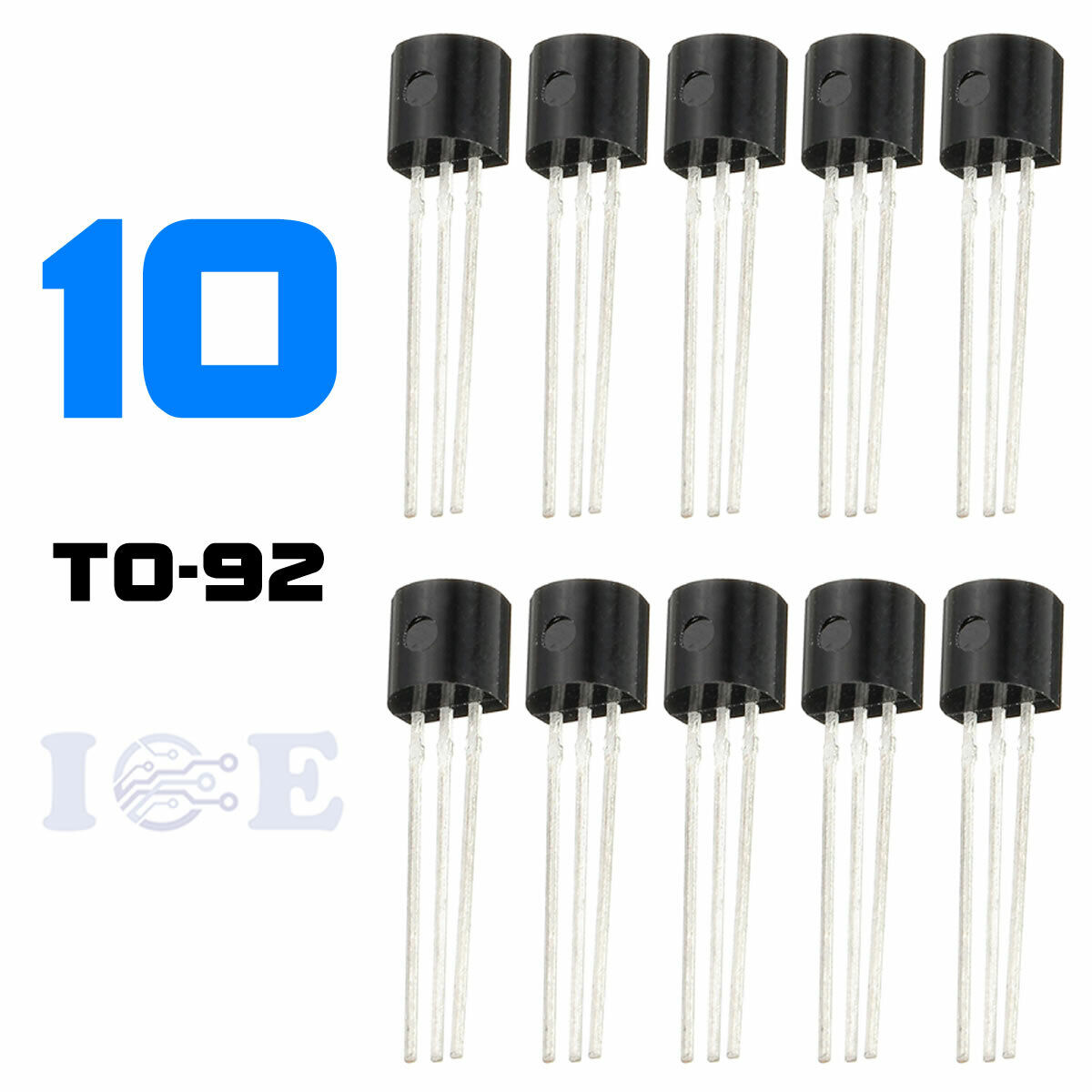 10pcs 2N7000 MOSFET N-CHANNEL 60 Volts 0.2 Amps Field Effect Transistor TO-92