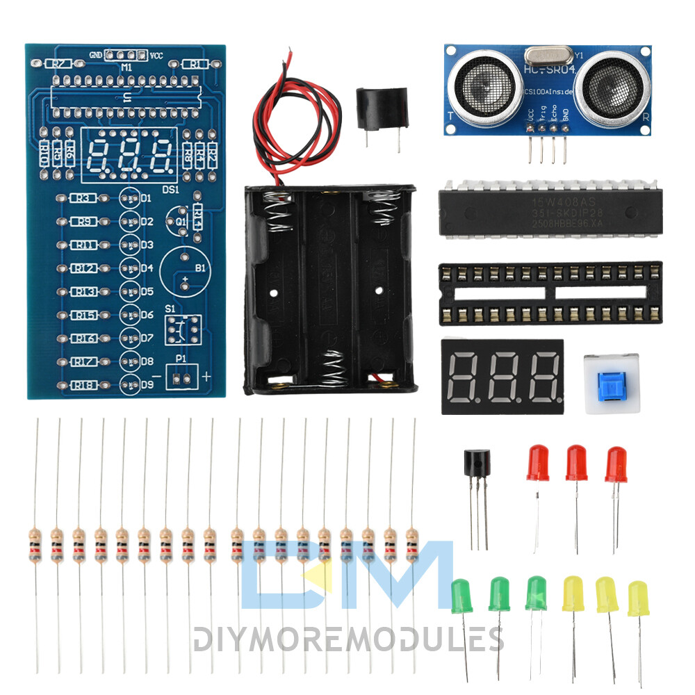 Ultrasonic Ranging Alarm DIY Kit Ultrasonic Distance Measurer Soldering Practice Ultrasonic Ranging Alarm DIY Kit Ultrasonic Distance Measurer Soldering Practice