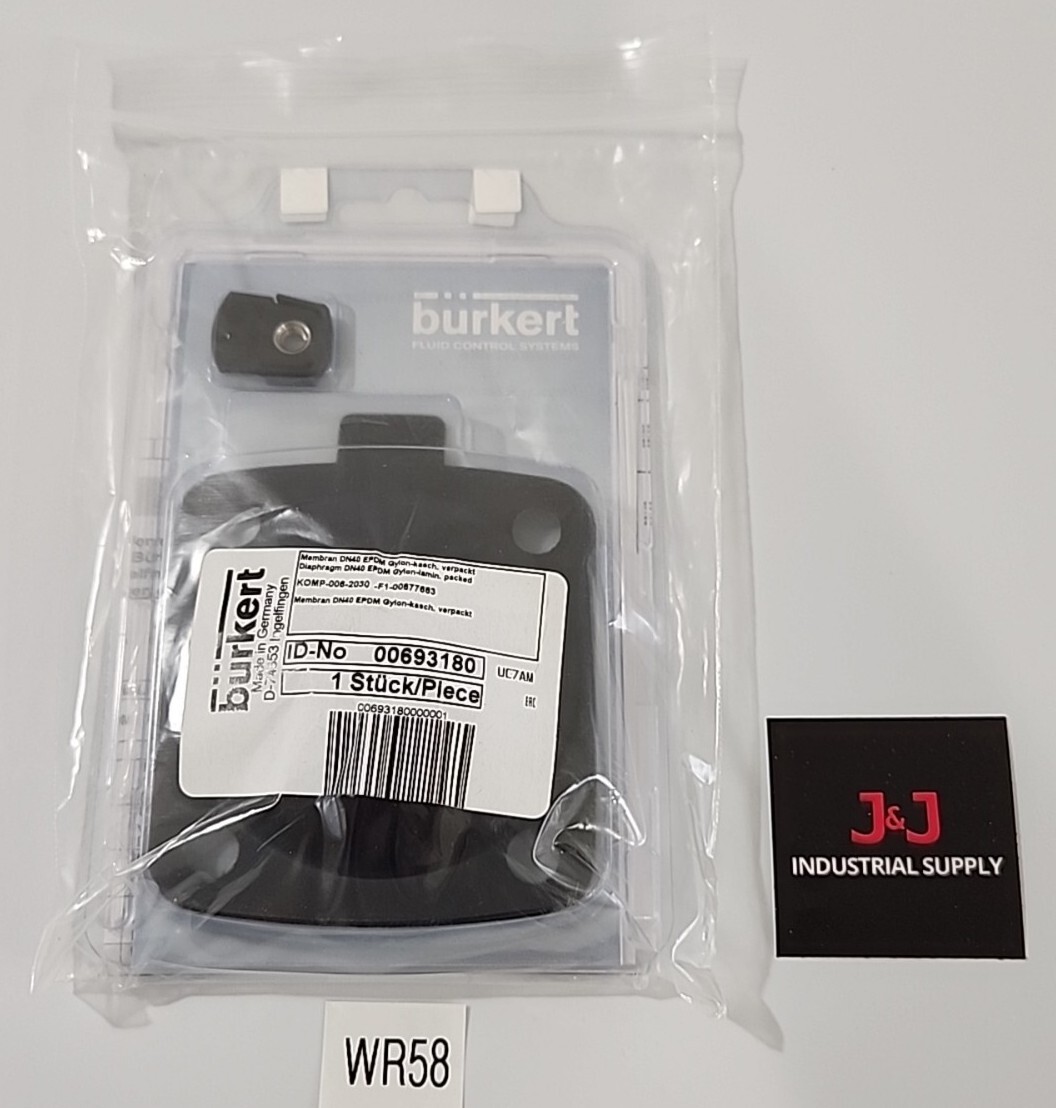 *NEW SEALED* Burkert 693180 DN40 Black PTFE/L08 Replacement Diaphragm + Warranty *NEW SEALED* Burkert 693180 DN40 Black PTFE/L08 Replacement Diaphragm + Warranty