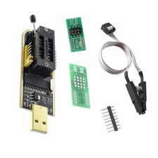 CH341A BIOS USB Programmer Flasher Writer 24 25 Series EEPROM SOP Clip Adapter picture