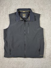 Chaleco Negro Noble Outfitters Talla XXL Para Hombre Con Cierre Y Bolsillos picture