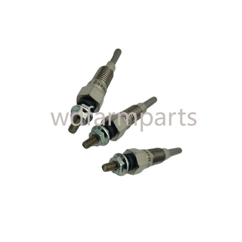 YM129795-77800 3pcs New Glow Plugs For Komatsu Engine 2D68E-3A 3D63-1A 3D72-2B
