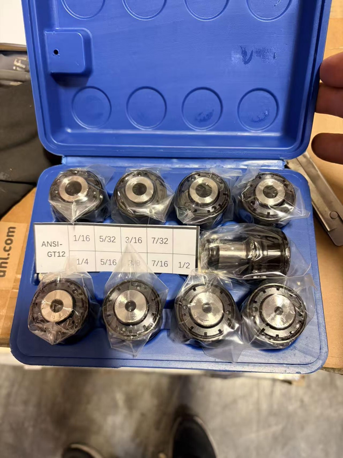 US STOCK Used 99% New GT12 ANSI Tapping Collets for Electric Tapping Machine US STOCK Used 99% New GT12 ANSI Tapping Collets for Electric Tapping Machine