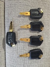 5PCS Ignition Keys 5P8500 5P-8500 for Caterpillar Heavy Equipment CAT Loaders picture