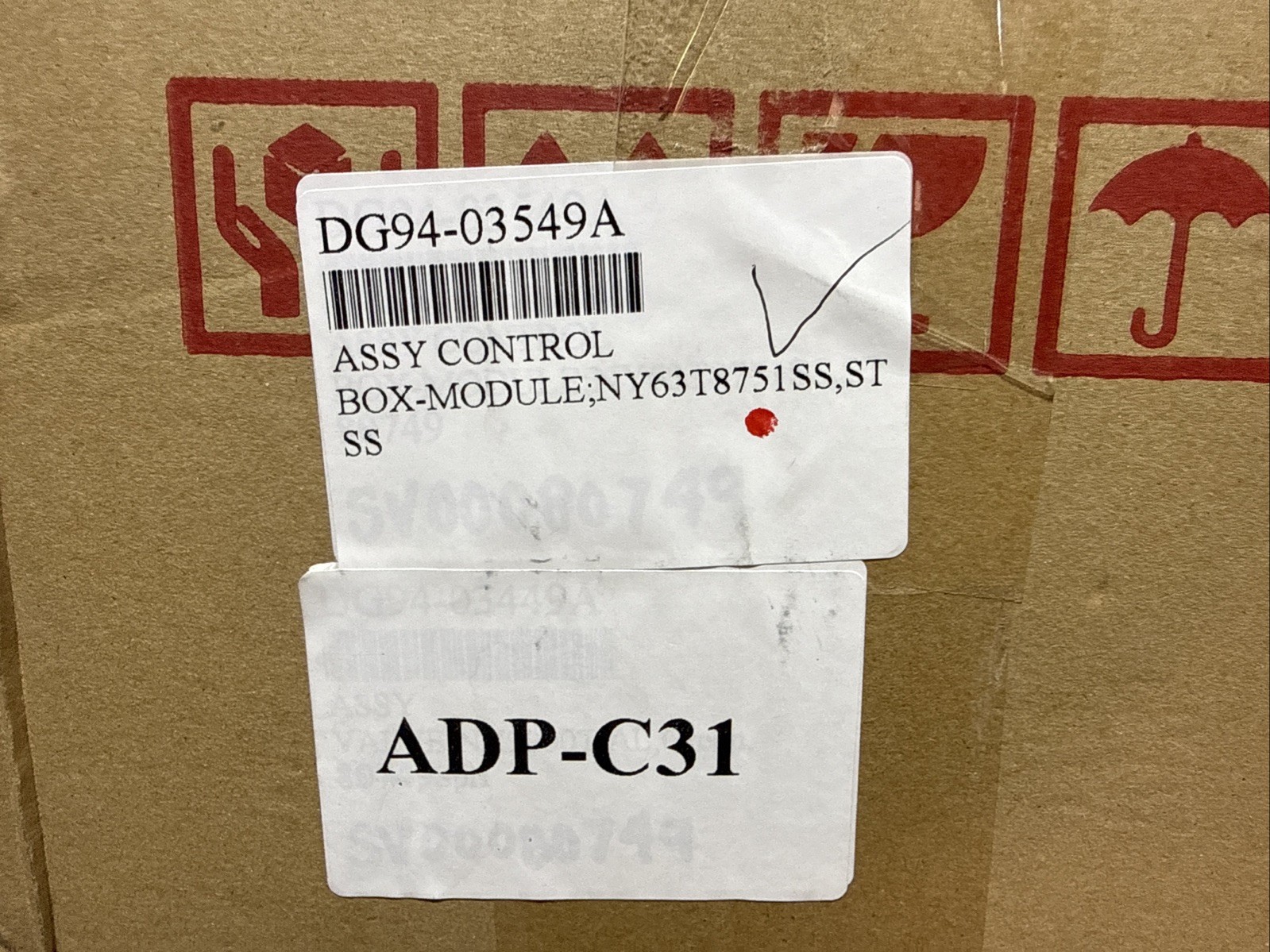 Samsung DG94-03549A Assembly Control Box Module Samsung DG94-03549A Assembly Control Box Module