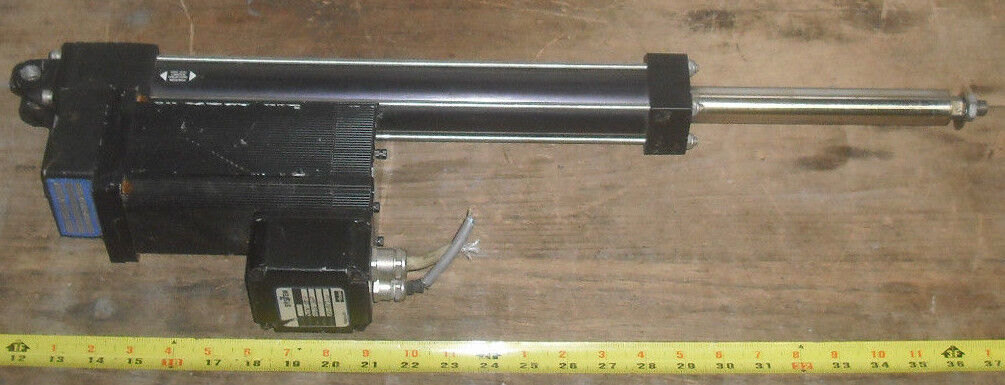 Industrial Devices Electric Cylinder,X255A-12-MP2-FC2-323,W/Parker Servo Motor