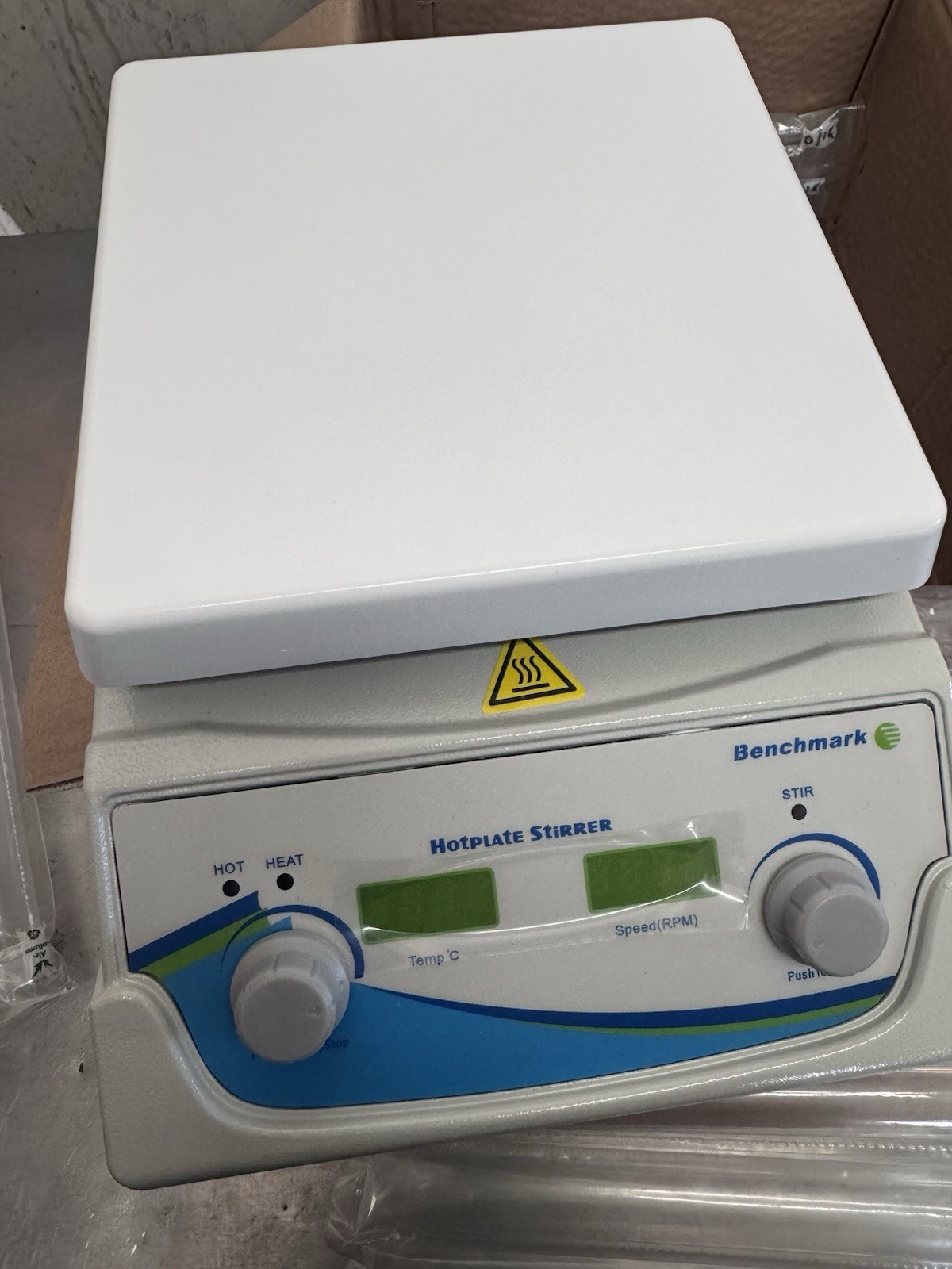 Benchmark Scientific H3770-HS Digital Hotplate Magnetic Stirrer, 7 in. x 7 in. Benchmark Scientific H3770-HS Digital Hotplate Magnetic Stirrer, 7 in. x 7 in.