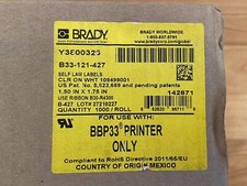 BRADY B33-121-427 Self Lam Lable White picture