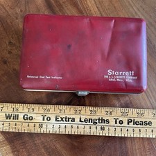 VINTAGE Starrett Universal Dial Indicator 196 ~ Tested And Complete~BEAUTIFUL picture