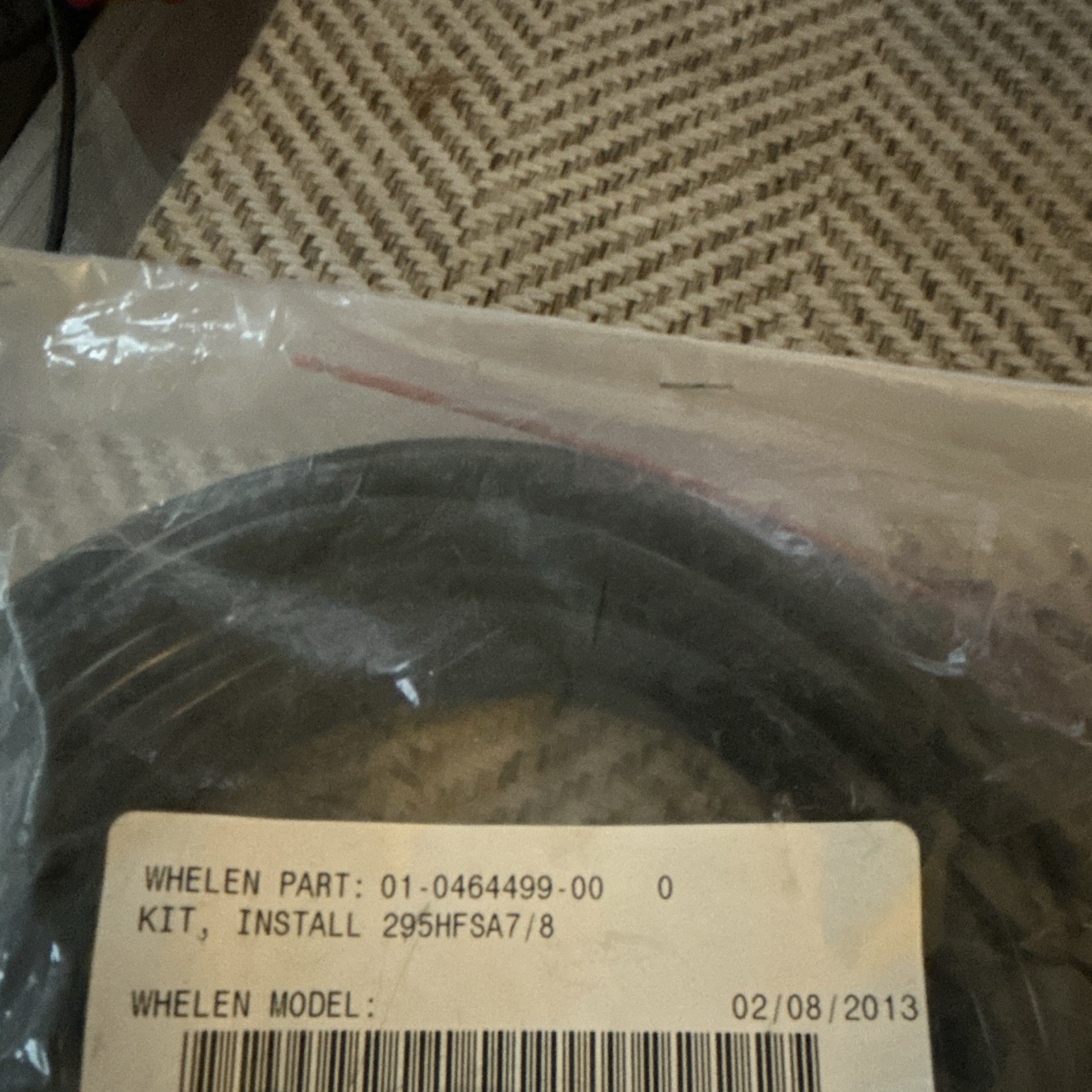Whelen 01-464499-00 Install 295HFSA7/8 Whelen 01-464499-00 Install 295HFSA7/8