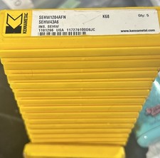 Lot of 92 pcs NOS Kennametal SEHW1204AFN Sehw43a6 K68 Carbide Milling Insert picture