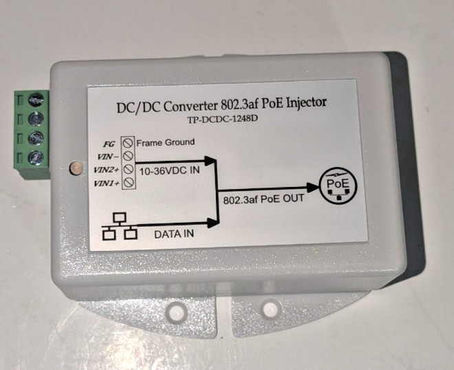 Tycon System TP-DC/DC-1248D Converter 802.3af PoE Injector Tycon System TP-DC/DC-1248D Converter 802.3af PoE Injector