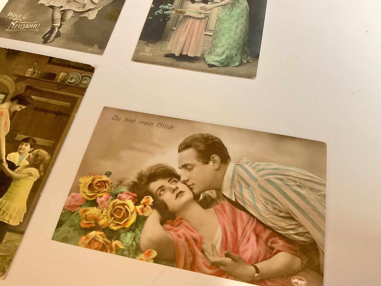 A Glimpse into German-American Life: Vintage Postcard Lot - 1900s Holiday & Rom A Glimpse into German-American Life: Vintage Postcard Lot - 1900s Holiday & Rom