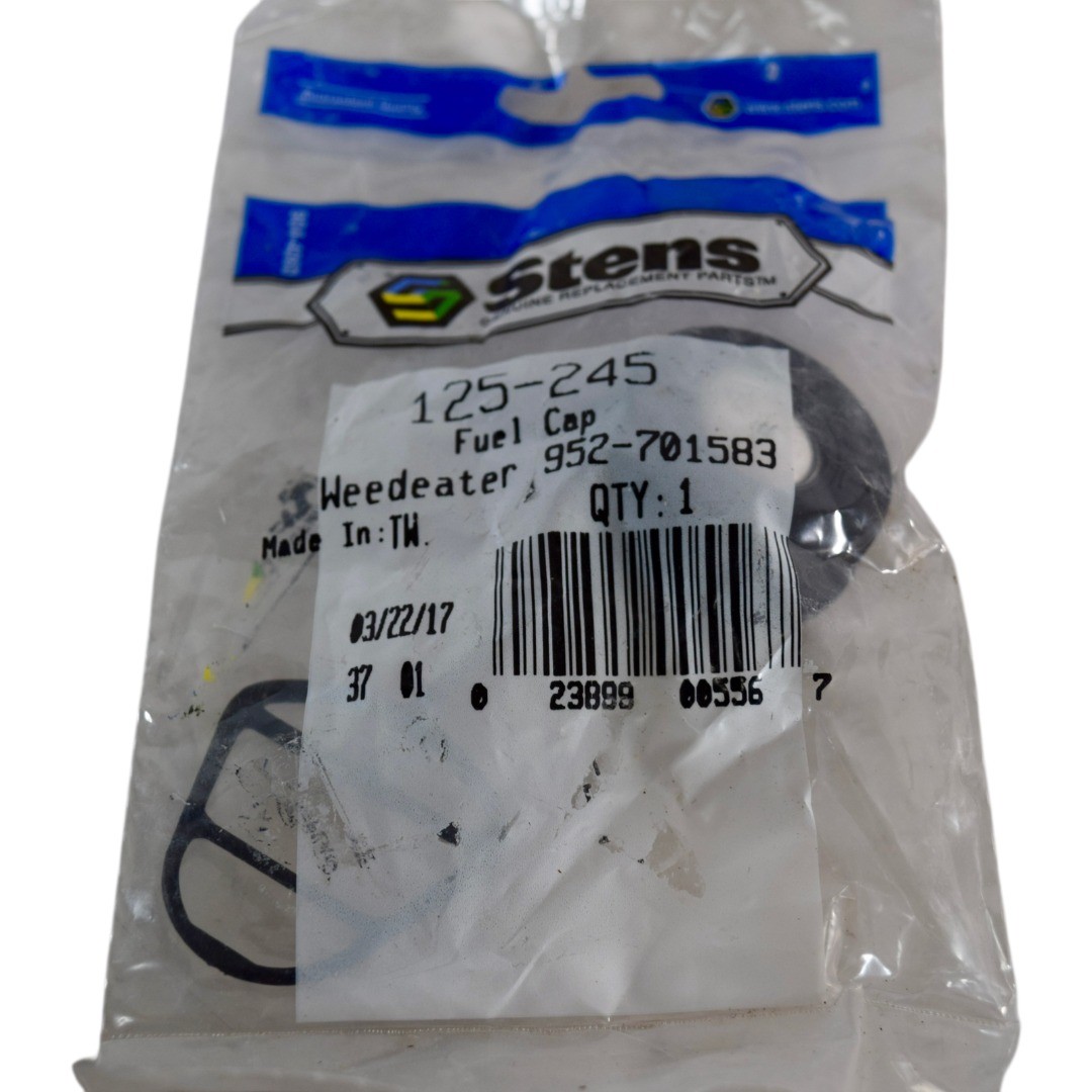 NEW Stens 125 245 Fuel Cap Weedeater 952 701583 Poulan 530014347 Trimmer Gas Lid