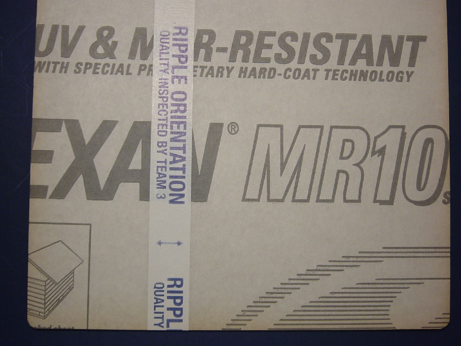 Lexan MR10 GE General Electric Polycarbonate Glass Margard 11.25 x13x1/8 Lexan MR10 GE General Electric Polycarbonate Glass Margard 11.25 x13x1/8