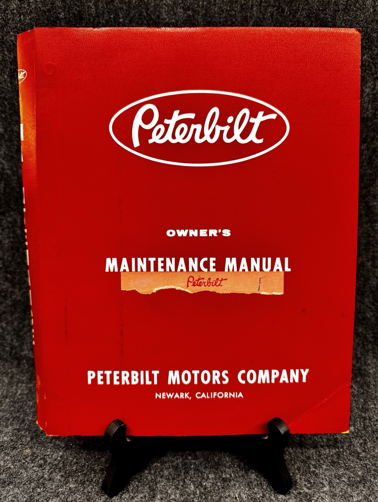 Vintage PETERBILT Owner’s Maintenance Manual Rare Early 1960s Model 282 ST 282ST Vintage PETERBILT Owner’s Maintenance Manual Rare Early 1960s Model 282 ST 282ST