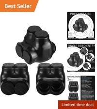 3 Pcs Black Insulated Multi Cable Connectors -  Certified Safety & Durability picture