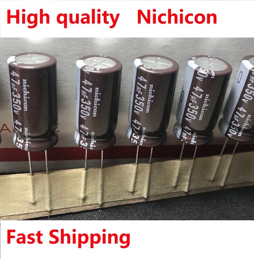 4pcs Nichicon 47uf350v Radial Capacitors 47uf 350v /Replacing 250v 160v 100v 63v