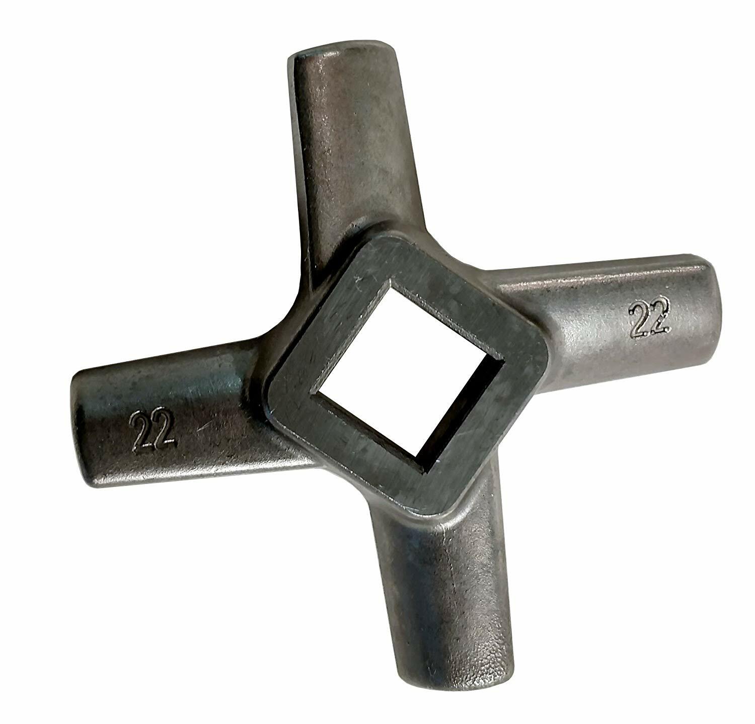 #22 Meat Grinder Blade Solid Drop Forge Cozzini Cutlery Imports Sharpened in USA #22 Meat Grinder Blade Solid Drop Forge Cozzini Cutlery Imports Sharpened in USA