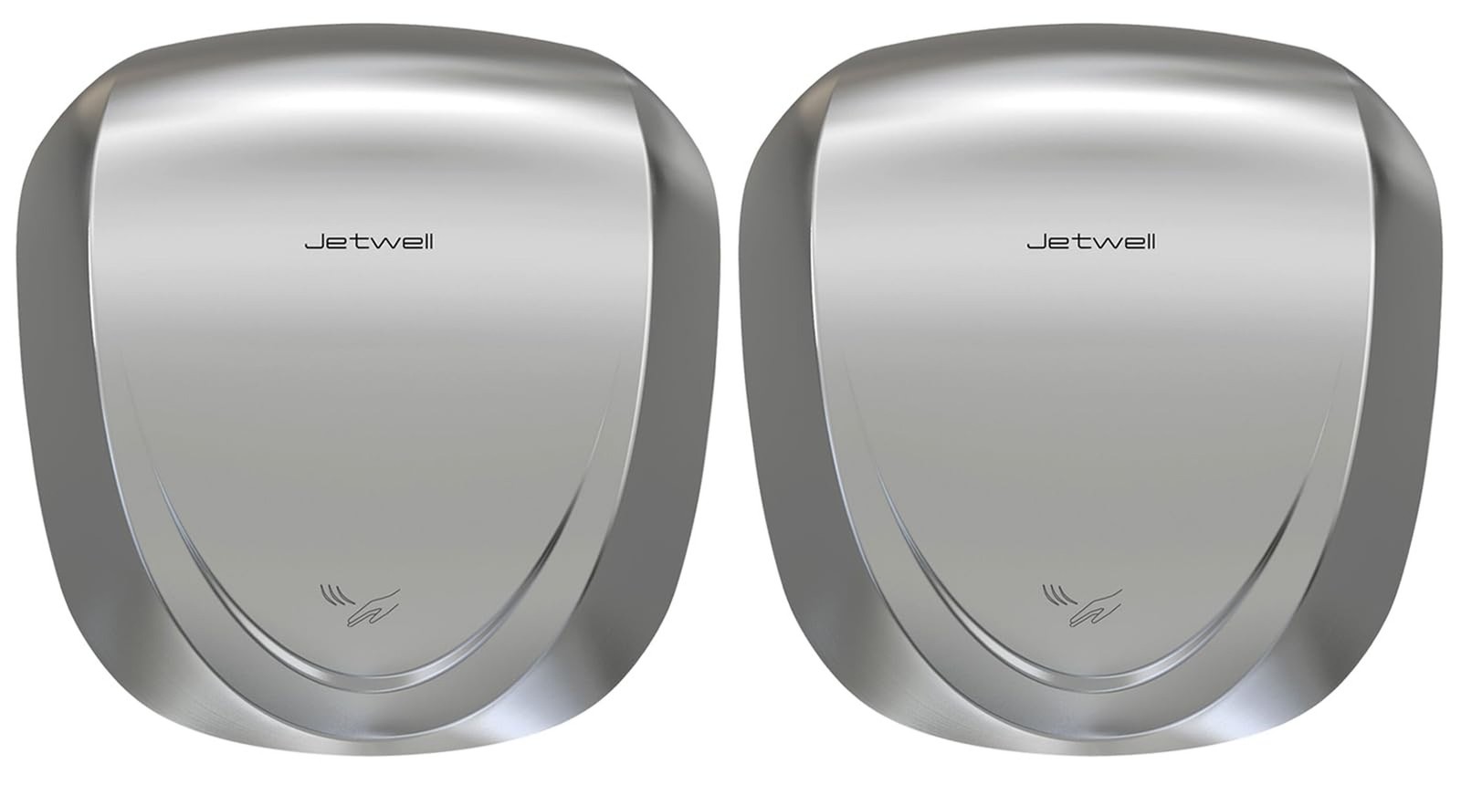 JETWELL 2Pack UL Approved Power Commercial Hand Dryer, HEPA Filter High Speed...
