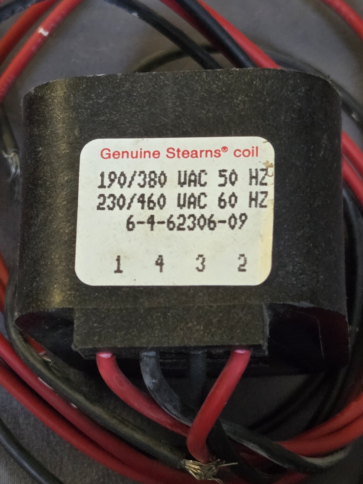 Stearns 6-4-62306-09 Electromagnetic Brake Coil 230/460V AC NOS Genuine OEM Stearns 6-4-62306-09 Electromagnetic Brake Coil 230/460V AC NOS Genuine OEM