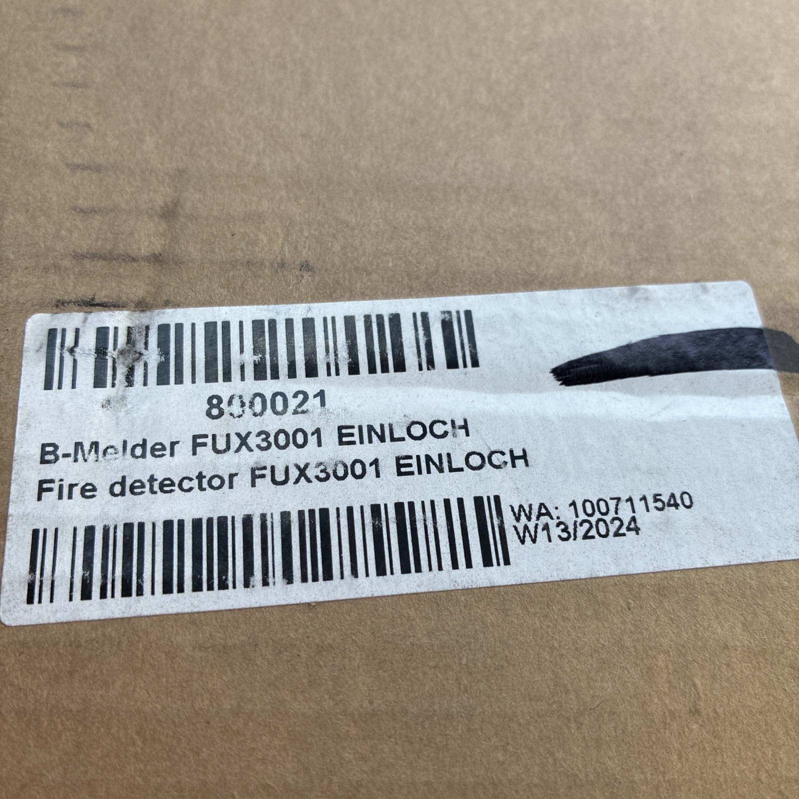 Minimax FUX3001 fire detector Minimax FUX3001 fire detector