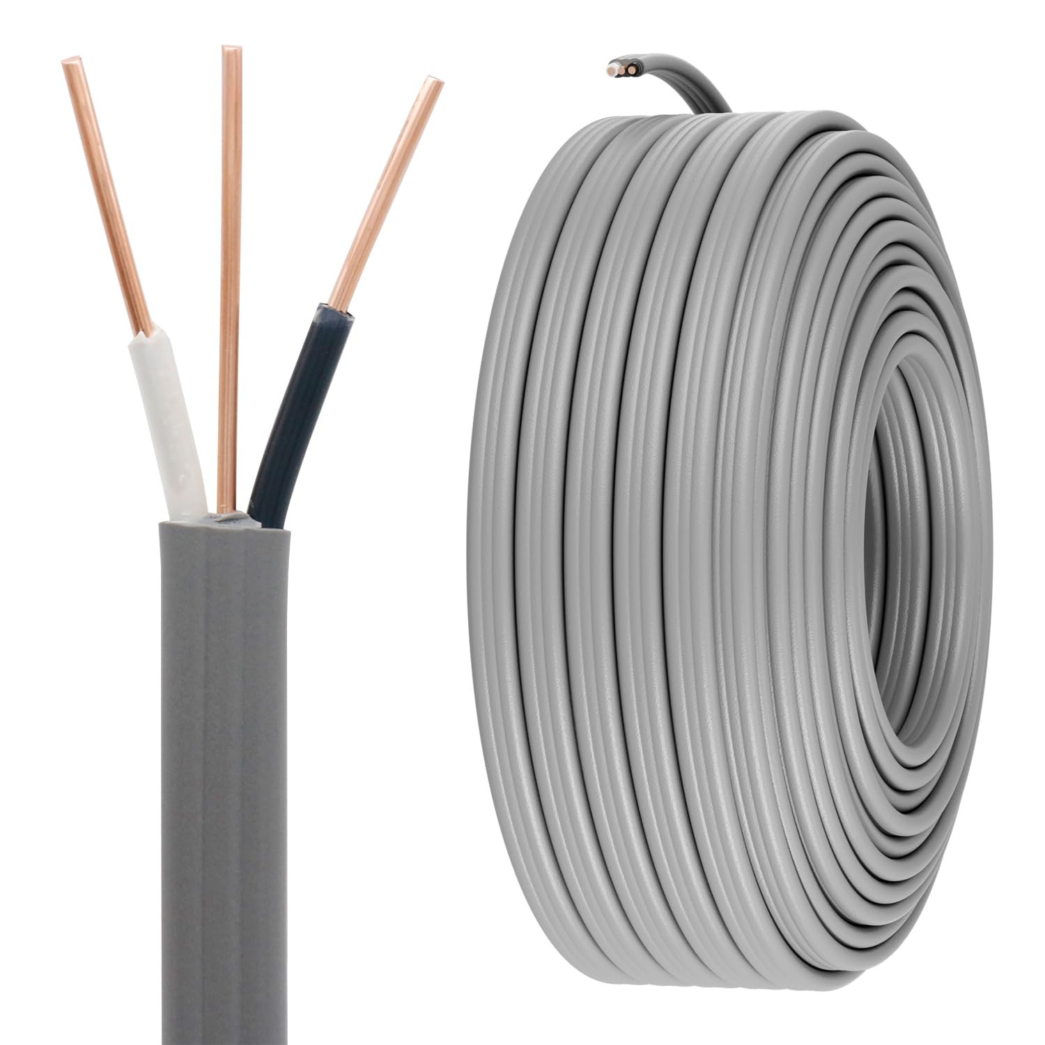 12/2 UF Wire Outdoor Direct Burial Underground Feeder Cable 100Ft 12/2 UF Wire Outdoor Direct Burial Underground Feeder Cable 100Ft
