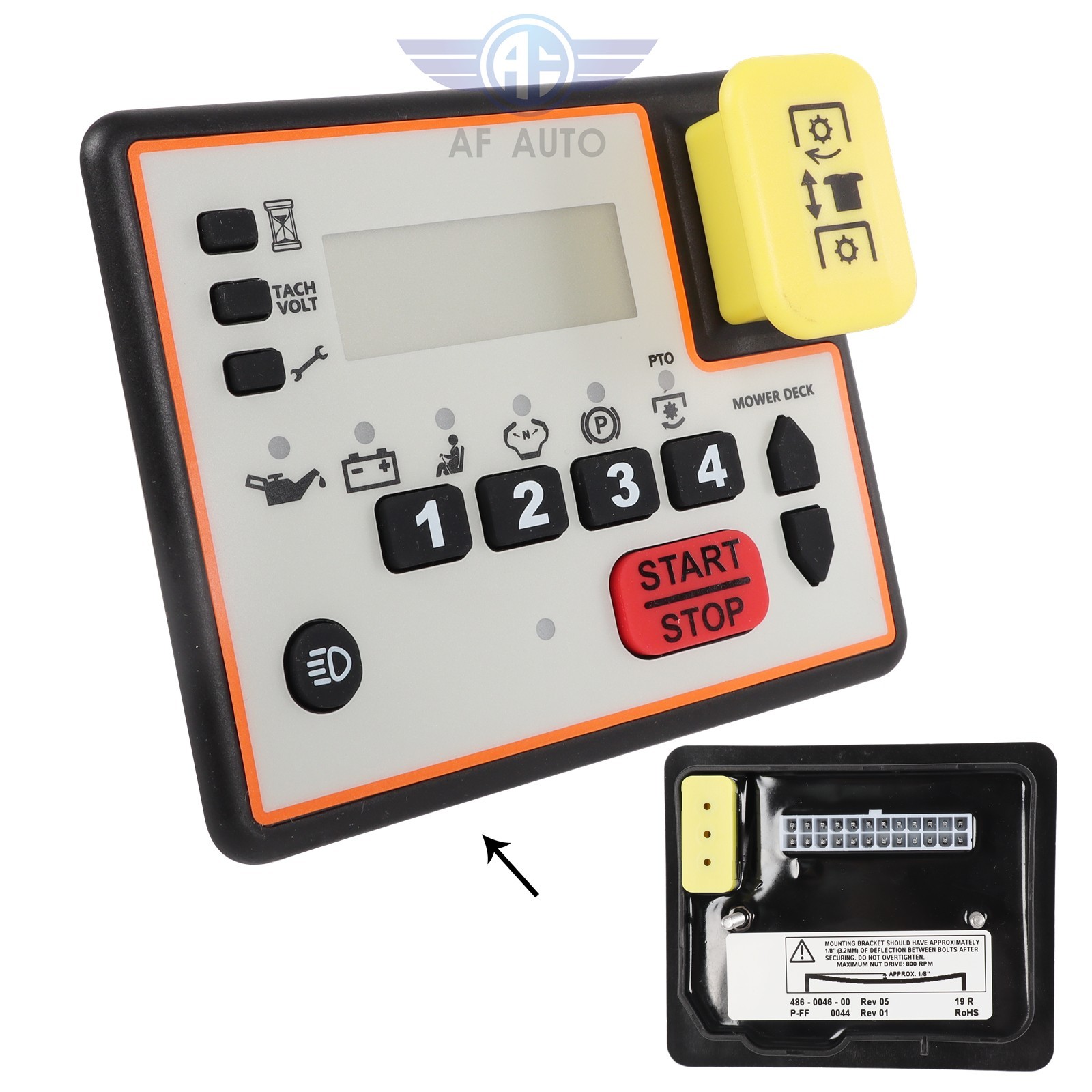 Control Panel Console Keypad 486-0058-00, 486-0057-00 for Spartan Mower Carb Control Panel Console Keypad 486-0058-00, 486-0057-00 for Spartan Mower Carb