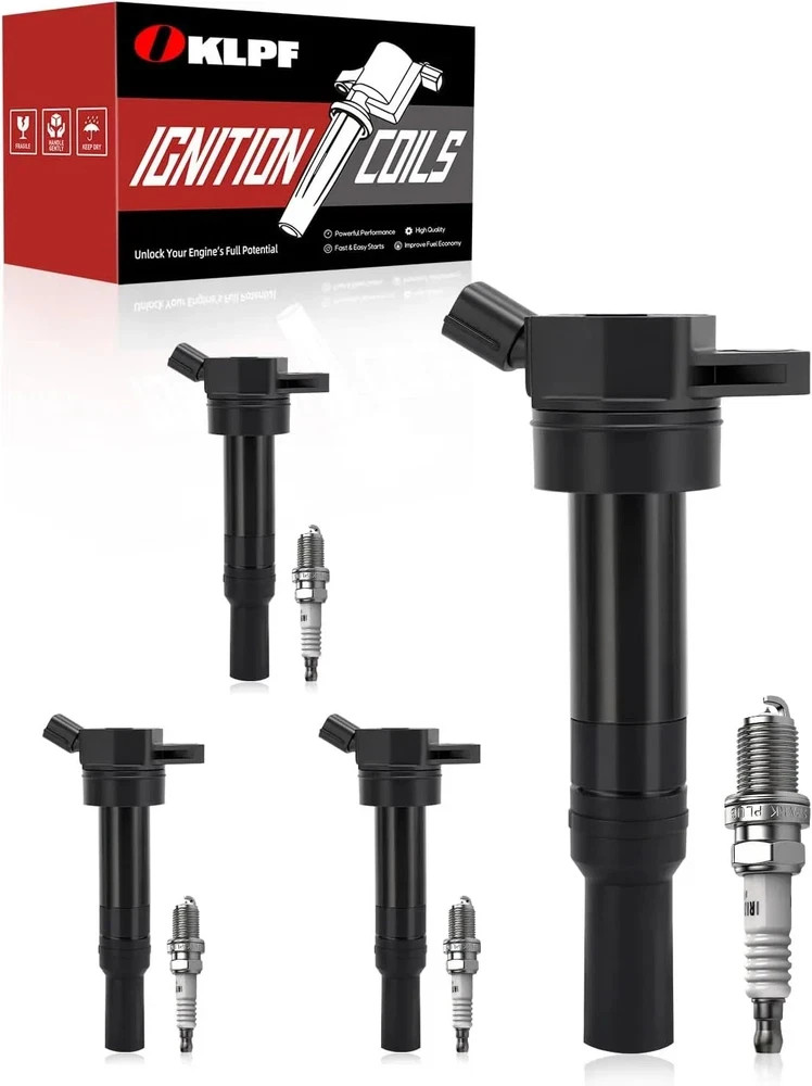 Ignition Coil Pack And Iridium Spark Plugs Set For Hyundai Kia 1.8L 2.0L 4 Piece Ignition Coil Pack And Iridium Spark Plugs Set For Hyundai Kia 1.8L 2.0L 4 Piece
