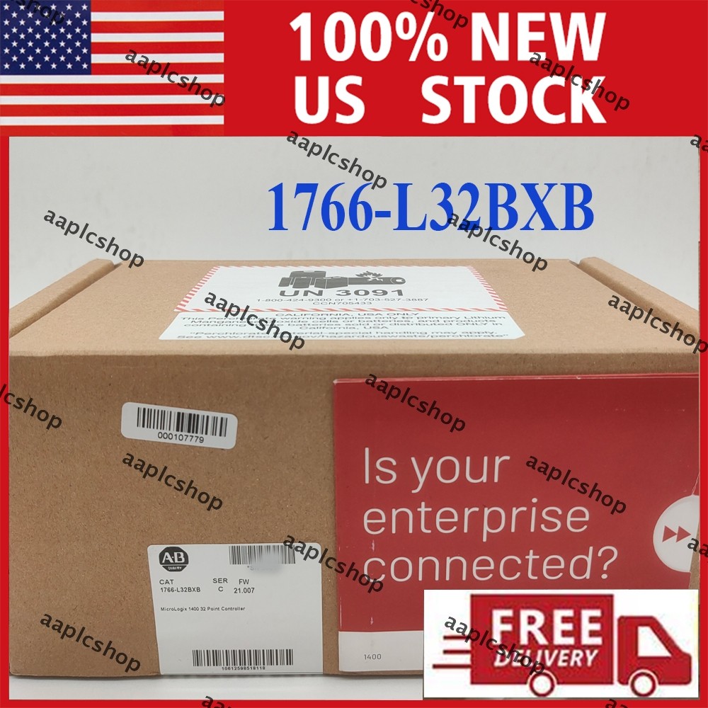 New AB 1766-L32BXB MicroLogix 1400 32 Point Controller 1766L32BXB US Free Tax New AB 1766-L32BXB MicroLogix 1400 32 Point Controller 1766L32BXB US Free Tax
