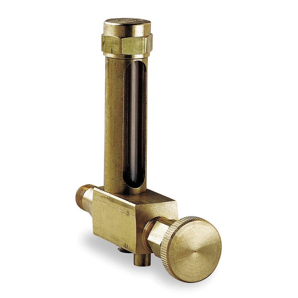 LDI INDUSTRIES G901-4 Vented Oil Gauges,5.92 in H,Brass,NPTF 1U614